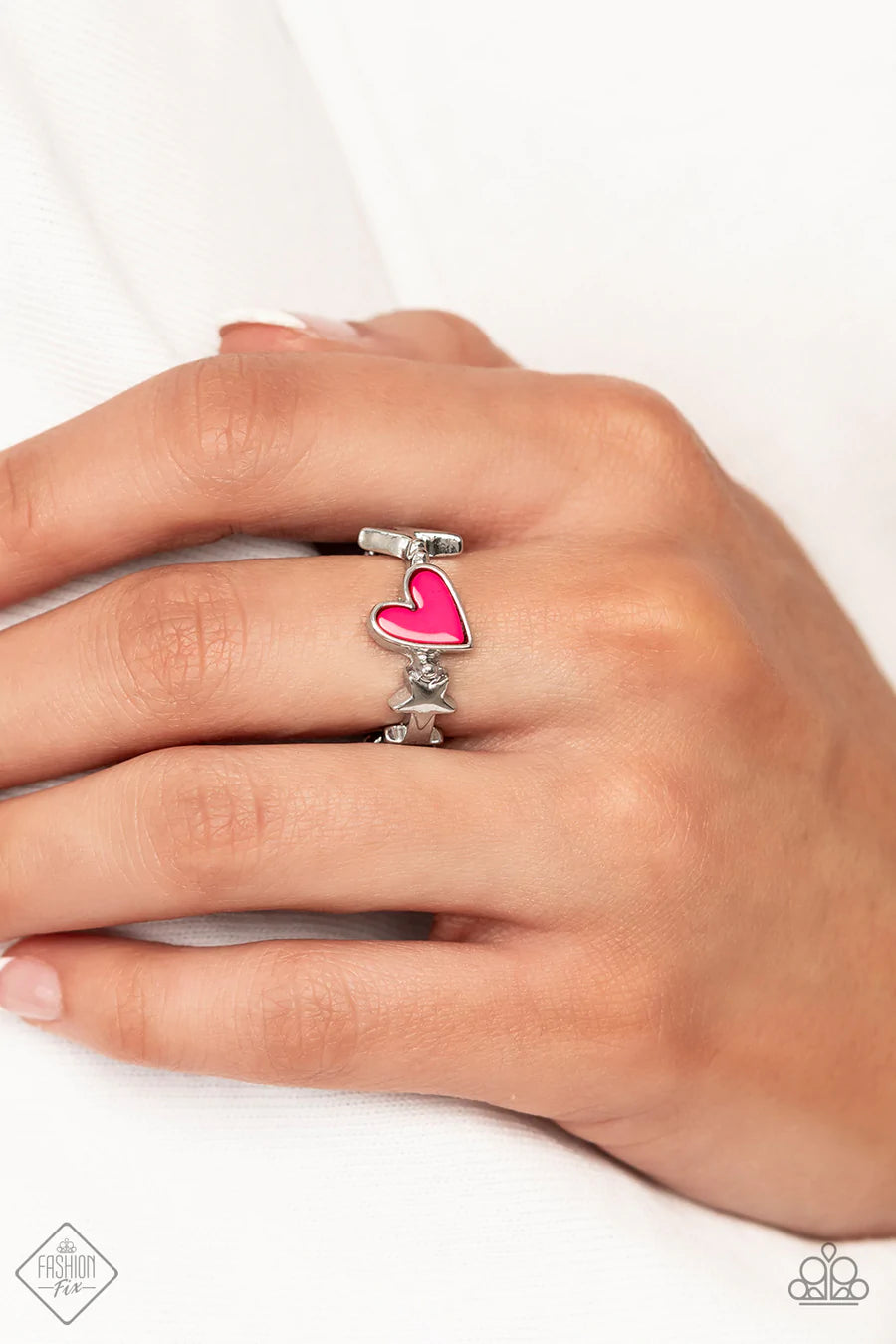 Paparazzi “Contemporary Charm” Pink Stretch Ring