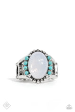 Load image into Gallery viewer, Paparazzi “Captivating Cowboy” Blue Stretch Ring