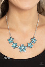 Load image into Gallery viewer, Paparazzi “Garden Daydream” Blue Necklace Earring Set - Paparazzi Accessories