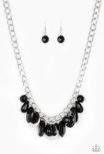 Load image into Gallery viewer, Paparazzi “Treasure Shore” - Black Necklace Earring Set