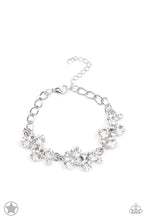 Load image into Gallery viewer, Paparazzi Blockbuster “Old Hollywood” White Bracelet - Paparazzi Accessories