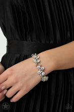 Load image into Gallery viewer, Paparazzi Blockbuster “Old Hollywood” White Bracelet - Paparazzi Accessories