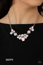 Load image into Gallery viewer, Paparazzi "Ethereal Romance" Pink Necklace Earring Set - Paparazzi Accessories