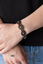 Load image into Gallery viewer, Paparazzi “West Wishes” Blue Stretch Bracelet

