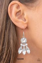 Load image into Gallery viewer, Paparazzi “To Have and To SPARKLE White Dangle” - Earrings