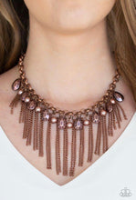 Load image into Gallery viewer, Paparazzi “Industrial Intensity” Copper Necklace Earring Set - Paparazzi Accessories