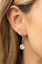 Load image into Gallery viewer, Paparazzi “Galactic Goddess” White Necklace Earring Set - Paparazzi Accessories