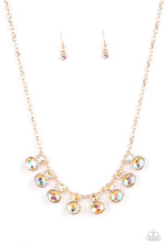 Load image into Gallery viewer, Paparazzi LOP Exclusive "Cosmic Countess" Rose Gold Necklace Earring Set