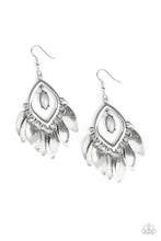 Load image into Gallery viewer, Paparazzi "Sunset Soul" Silver Dangle Earrings - Paparazzi Accessories