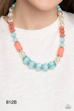 Load image into Gallery viewer, Paparazzi “A SHEEN Slate” Blue Necklace Earring Set - Paparazzi Accessories