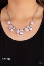 Load image into Gallery viewer, Paparazzi “Fantasy World” Pink Necklace Earring Set - Paparazzi Accessories