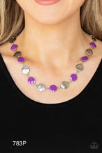 Load image into Gallery viewer, Paparazzi “Harmonizing Hotspot" Purple Necklace Earring Set - Paparazzi Accessories