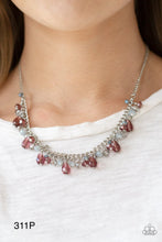 Load image into Gallery viewer, Paparazzi Vintage Vault “Courageously Catwalk” Purple Necklace Earring Set - Cindysblingboutique