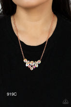 Load image into Gallery viewer, Paparazzi “Lavishly Loaded” Copper Exclusive Necklace Earring Set - Paparazzi Accessories