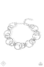 Load image into Gallery viewer, Paparazzi “The Universe Revolves Around Me” White Adjustable Clasp Bracelet - Paparazzi Accessories