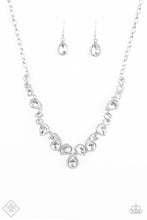 Load image into Gallery viewer, Paparazzi "I Want It All" White Necklace Earring Set - Paparazzi Accessories