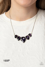 Load image into Gallery viewer, Paparazzi “Regally Refined” Purple Necklace Earring Set - Paparazzi Accessories