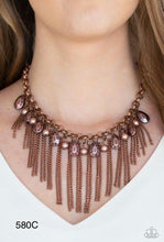 Load image into Gallery viewer, Paparazzi “Industrial Intensity” Copper Necklace Earring Set - Paparazzi Accessories
