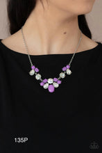 Load image into Gallery viewer, Paparazzi “Ethereal Romance” Purple Necklace Earring Set - Paparazzi Accessories