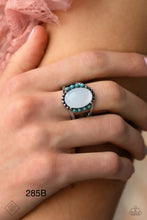 Load image into Gallery viewer, Paparazzi “Captivating Cowboy” Blue Stretch Ring