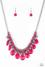 Load image into Gallery viewer, Paparazzi “Trending Tropicana” - Pink Necklace Earring Set