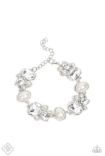 Load image into Gallery viewer, Paparazzi “Best in SHOWSTOPPING” White Bracelet - Paparazzi Accessories