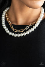 Load image into Gallery viewer, Paparazzi “Suburban Yacht Club” Gold Necklace Earring Set - Paparazzi Accessories