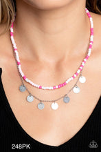 Load image into Gallery viewer, Paparazzi “Comet Candy” Pink Necklace Earring Set - Paparazzi Accessories