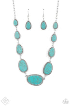 Load image into Gallery viewer, Paparazzi “Elemental Eden” Blue Necklace Earring Set - Paparazzi Accessories