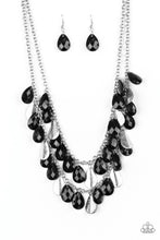 Load image into Gallery viewer, Paparazzi “Life of the FIESTA” Black Necklace Earring Set