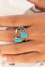 Load image into Gallery viewer, Paparazzi “True to You” Blue Stretch Ring