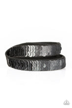Load image into Gallery viewer, Paparazzi “Under The SEQUINS” Gold Reversible Bracelet