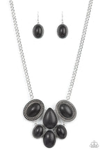 Load image into Gallery viewer, Paparazzi “All-Natural Nostalgia” Black - Necklace Earring Set