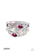 Load image into Gallery viewer, “Ethereal Escapade” Pink Stretch Ring - Paparazzi Accessories