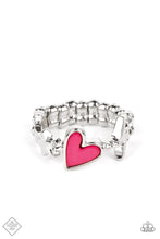 Load image into Gallery viewer, Paparazzi “Contemporary Charm” Pink Stretch Ring
