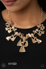 Load image into Gallery viewer, Paparazzi “The Sands of Time” - Gold Necklace Earring Set