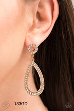 Load image into Gallery viewer, Paparazzi “Regal Revival” Gold Post Earrings - Paparazzi Accessories