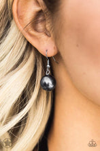 Load image into Gallery viewer, Paparazzi "All The Trimmings" Black Necklace Earring Set - Paparazzi Accessories