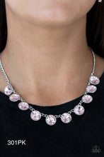 Load image into Gallery viewer, Paparazzi “Mystical Majesty" Pink Iridescent Necklace Earring Set - Paparazzi Accessories