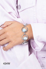 Load image into Gallery viewer, Paparazzi “Date Night Drama” White Clasp Bracelet
