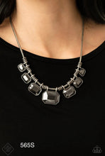Load image into Gallery viewer, Paparazzi “Urban Extravaganza” - Silver Necklace Earring Set