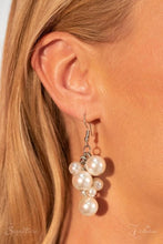 Load image into Gallery viewer, Paparazzi “The Tracey” White Zi Collection Necklace Earring Set - Paparazzi Accessories