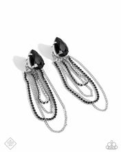 Load image into Gallery viewer, “Vicious Venture” Black Post Earring - Paparazzi Accessories
