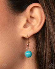 Load image into Gallery viewer, “Coachella Chic” Blue Necklace Earring Set - Paparazzi Accessories
