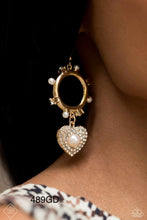 Load image into Gallery viewer, Paparazzi “Romantic Relic” Gold Dangle Earrings
