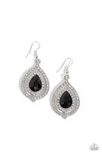 Load image into Gallery viewer, Paparazzi “Let&#39;s GLOW Girls!” Black Dangle Earrings
