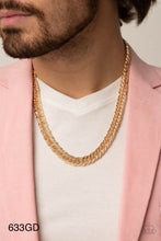 Load image into Gallery viewer, Paparazzi Urban Uppercut” Gold Urban Necklace - Cindysblingboutique
