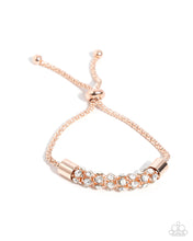 Load image into Gallery viewer, Paparazzi “Serious Sentiment” Rose Gold Bracelet
