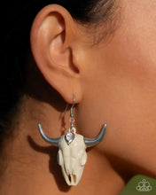 Load image into Gallery viewer, Paparazzi “Southwestern Skull” White Earrings
