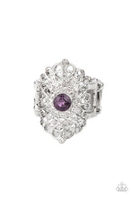 Load image into Gallery viewer, Paparazzi “Dining with Royalty” Purple Stretch Ring
